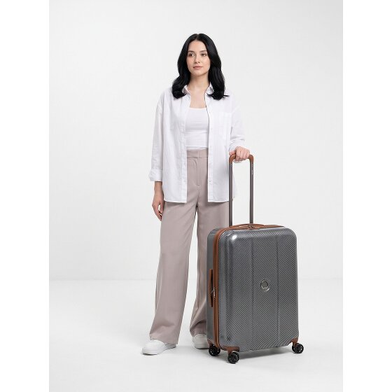 Delsey Paris Helium Ultimate 4 roues Valise cabine 70 cm '"avec soufflet d''extension"'