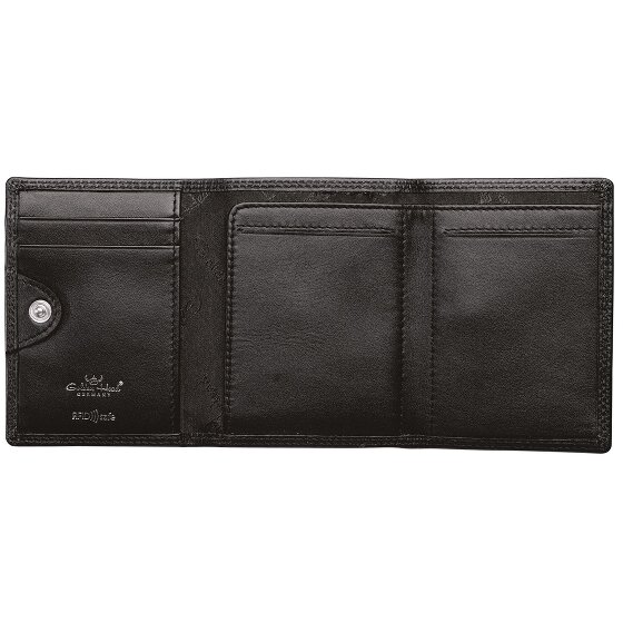 Golden Head Polo Porte-monnaie Protection RFID Cuir véritable 10 cm