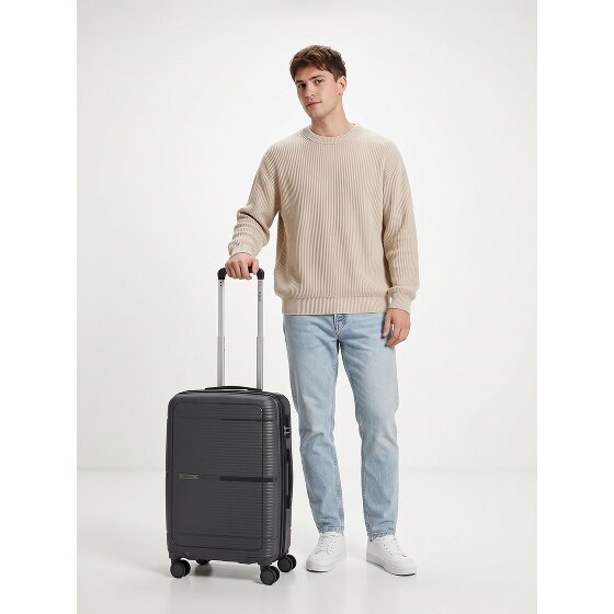 Benzi 5899 4 roues Valise cabine S 55 cm avec soufflet d'extension