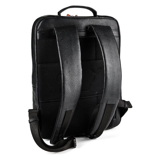 Braun Büffel Novara Sac à dos professionnel Cuir véritable 40 cm Compartiment ordinateur
