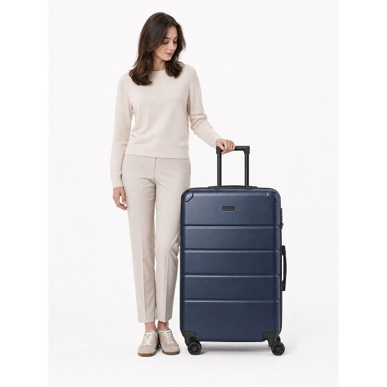 Police Dublin 4 roues Valise cabine L 75 cm avec soufflet d'extension