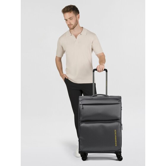 Mandarina Duck Zephyr 4 roulettes Trolley M 67 cm avec soufflet d'extension