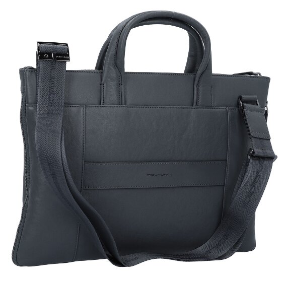 Piquadro Black Square Porte-documents en cuir 42 cm Compartiment pour ordinateur portable