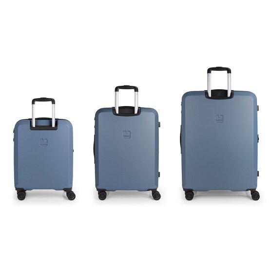 Gabol Montreal 4 roulettes Set de valises 3 pièces avec soufflet d'extension