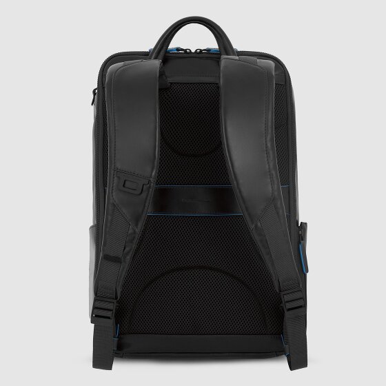 Piquadro Blue Square Revamp Sac à dos professionnel Protection RFID Cuir 43 cm Compartiment pour ordinateur portable