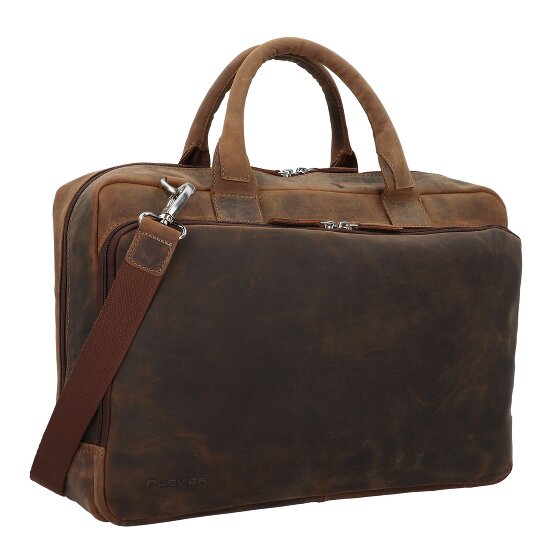 Plevier Retro Colmar Porte-documents Cuir 40 cm Compartiment pour ordinateur portable