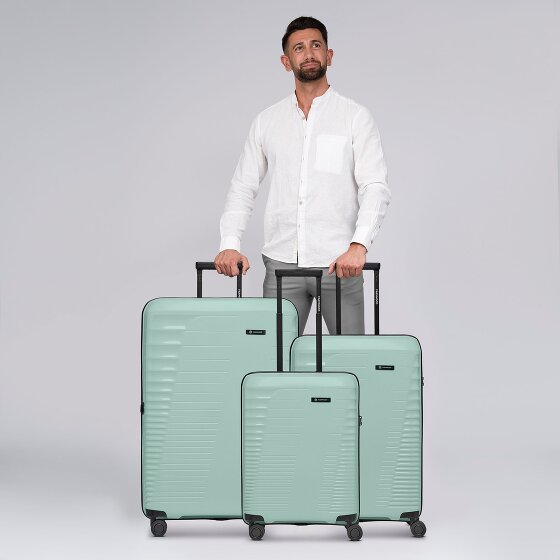 Farmhood Eco Edition 4 roulettes Set de valises 3 pièces avec soufflet d'extension