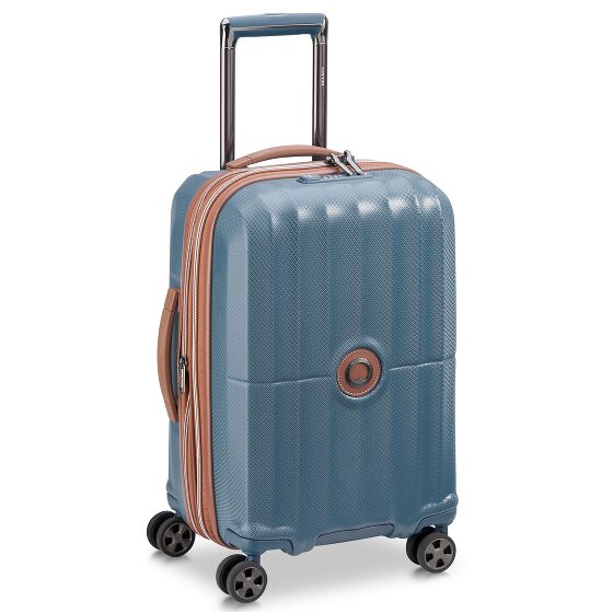 Delsey Paris Carrousel 4 roulettes Trolley de cabine 55 cm avec soufflet d'extension