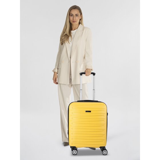 Benzi 5493 4 roulettes Trolley de cabine S 53 cm avec soufflet d'extension