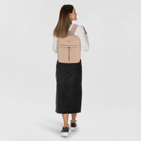 Braun Büffel Hanna Sac à dos professionnel M Cuir véritable 40 cm Compartiment ordinateur
