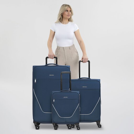 Stratic taska Set de valises à 4 roulettes 3pcs avec soufflet extensible