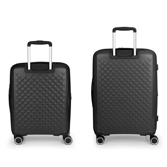 Gabol Queens 4 roues Set de valises 2 pièces avec soufflet d'extension