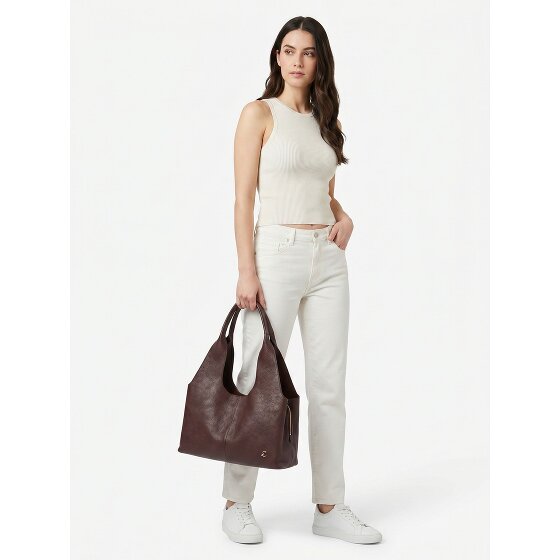 Coccinelle Nell Sac à bandoulière Cuir véritable 39 cm