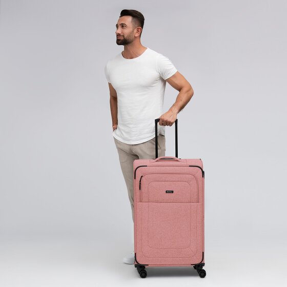 Redolz Essentials 12 LARGE 4 roues Valise cabine 79 cm avec soufflet d'extension