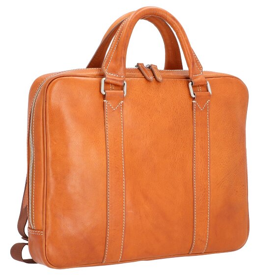 Leonhard Heyden Bergamo Attaché-case Cuir véritable 38 cm Compartiment ordinateur