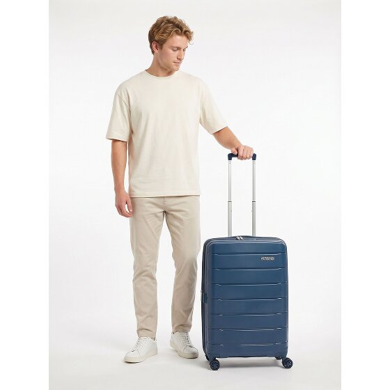 American Tourister Summer Pop 4 roues Valise cabine 66 cm avec soufflet d'extension