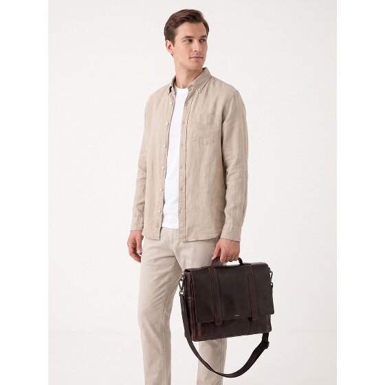 Joop! Cerratano Kreon Attaché-case Cuir véritable 40 cm Compartiment ordinateur