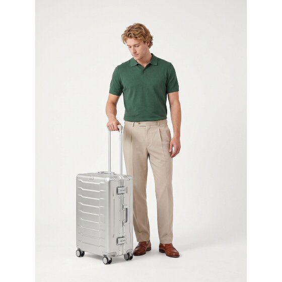 Stratic Valise cabine Phoenix à 4 roues en Aluminium, 68 cm