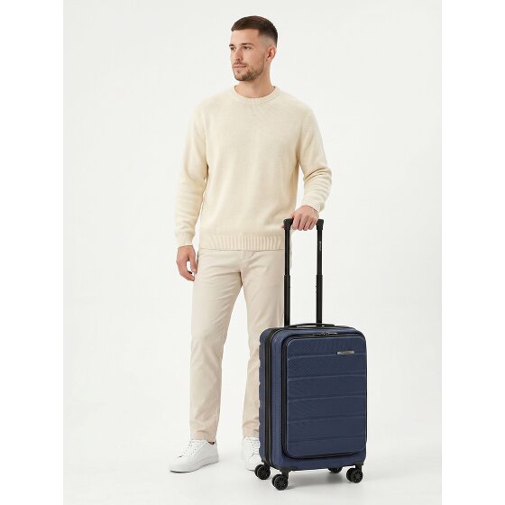 Franky Munich 4.0 4 roues Valise cabine 55 cm Compartiment ordinateur avec soufflet d'extension