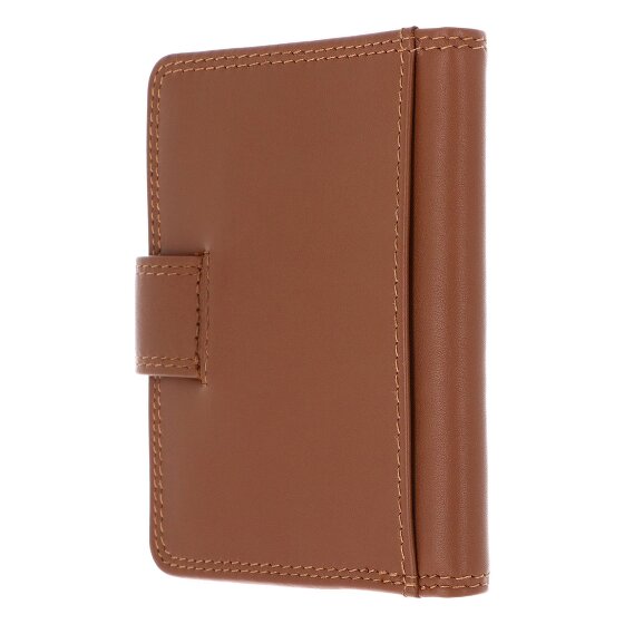 Golden Head Polo Étui pour cartes de crédit Protection RFID Cuir véritable 8 cm