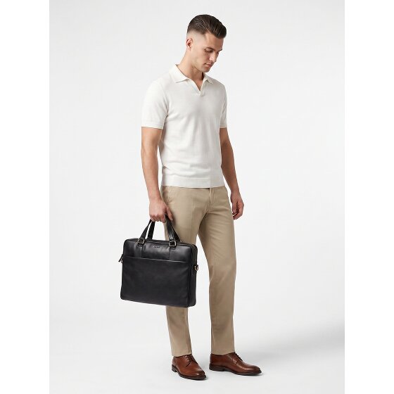 bugatti Ryan Attaché-case Cuir véritable 39 cm Compartiment ordinateur