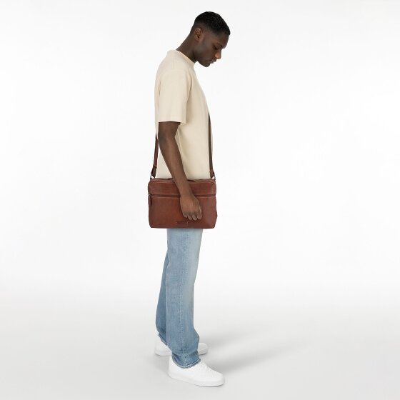 Jack Kinsky Porto Sac à bandoulière Cuir 33 cm