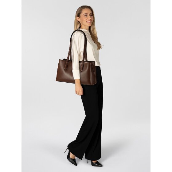 Karl Lagerfeld Autograph Sac à bandoulière Cuir véritable 33 cm