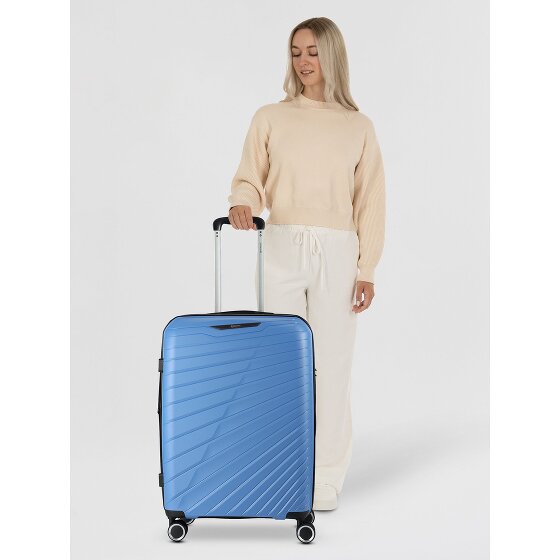 Benzi 5808 4 roulettes Trolley 65 cm avec soufflet d'extension