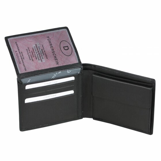 Esquire Porte-monnaie Logo V en cuir 12,5 cm