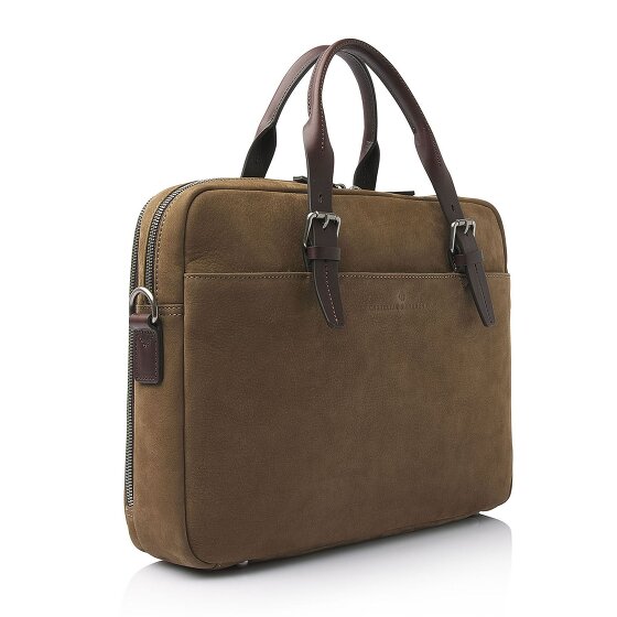 Castelijn & Beerens Nubuck Porte-documents Cuir 41 cm Compartiment pour ordinateur portable