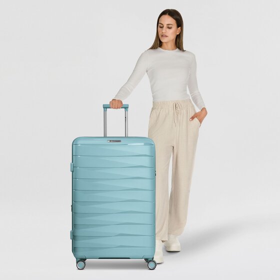 Franky London 4 roulettes Trolley L 74 cm avec soufflet d'extension
