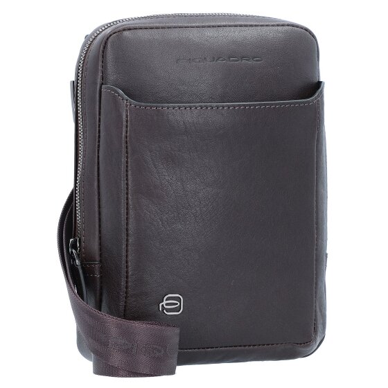 Piquadro Black Square Sac à bandoulière en cuir 17 cm