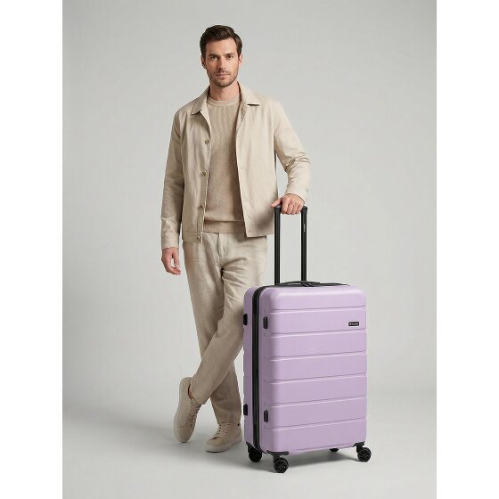 Saxoline Miami 4 roulettes Trolley L 75 cm avec soufflet d'extension