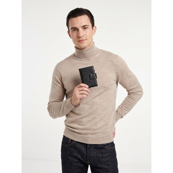 Braun Büffel Robin Étui pour cartes de crédit Protection RFID Cuir véritable 7.5 cm