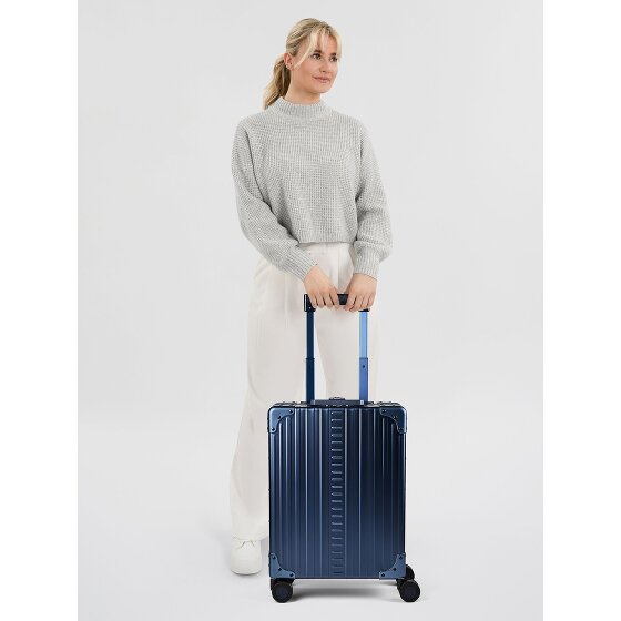 Aleon Valise cabine Business à 4 roues en Aluminium, 50 cm, avec compartiment pour ordinateur portable