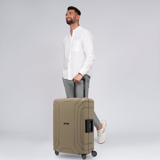 Redolz Essentials 15 trolley à 4 roulettes 65 cm avec fermeture à trois points