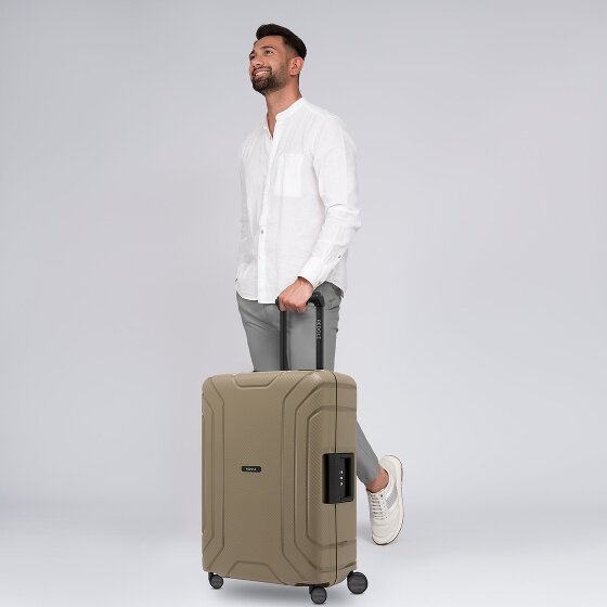 Redolz Essentials 15 trolley à 4 roulettes 65 cm avec fermeture à trois points