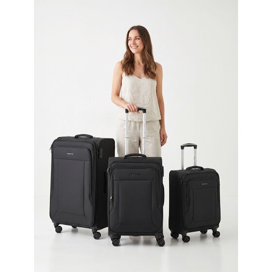 Franky Melbourne 3.0 Set de valises à 4 roulettes 3pcs avec soufflet extensible