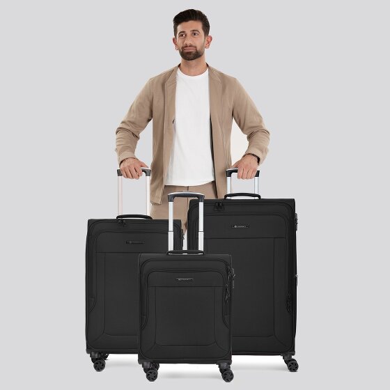Franky Melbourne 3.0 Set de valises à 4 roulettes 3pcs avec soufflet extensible