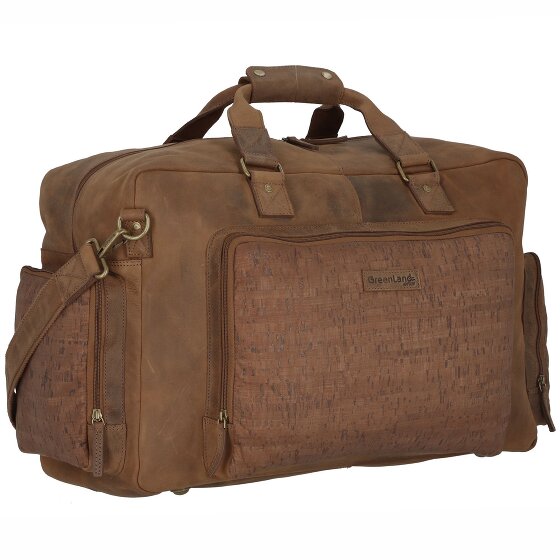 Greenland Nature Nature Weekender Sac de voyage en cuir 50 cm Compartiment pour ordinateur portable
