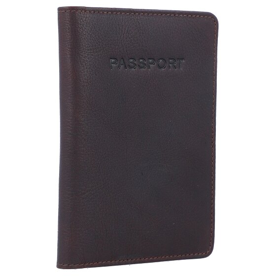 Burkely Antique Avery Porte-passeport RFID en cuir 10 cm