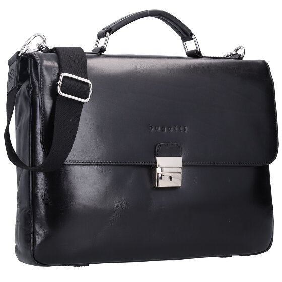 bugatti Romano Messenger en cuir, 40 cm, compartiment pour ordinateur portable