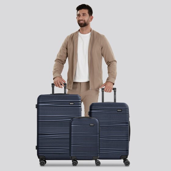 Redolz Essentials 16 3-SET 4 roues Set de valises 3 pièces
