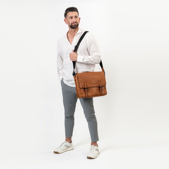Farmhood Memphis Porte-documents Messenger Cuir 38 cm Compartiment pour ordinateur portable