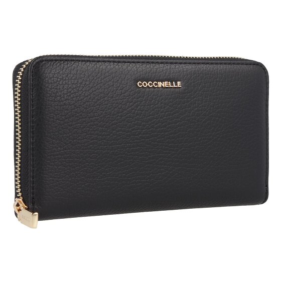 Coccinelle Metallic Soft Porte-monnaie Cuir véritable 10 cm