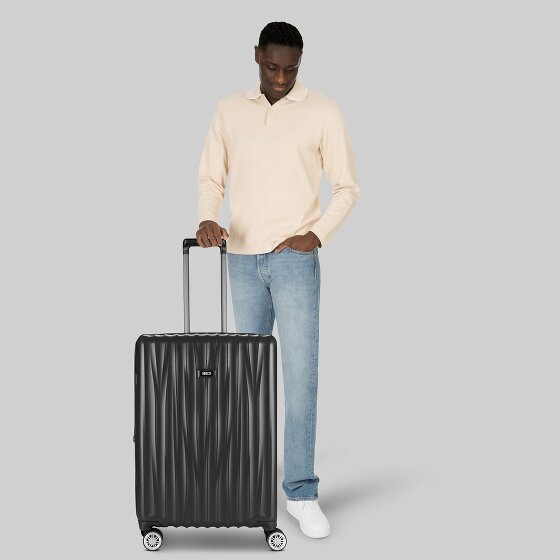 Bric's Cervia 2.0 4 roulettes Trolley M 69 cm avec soufflet d'extension