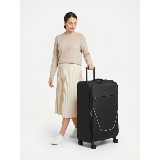 Stratic taska 4 roues Valise cabine L 76 cm avec soufflet d'extension