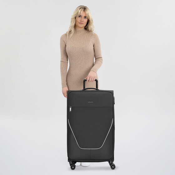Stratic taska Trolley à 4 roulettes L 76 cm avec soufflet d'extension