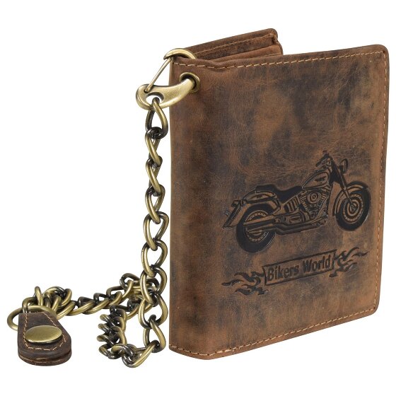 Greenburry Porte-monnaie Vintage Bike en cuir 10 cm