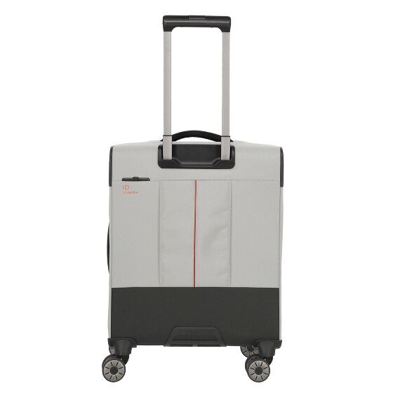 Travelite Crosslite 5.0 4 roulettes Trolley de cabine S 55 cm Compartiment pour ordinateur portable